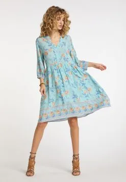 Blousejurken Blousejurk Dames Blauw -Aanbiedingen Usha Winkel 093badff88f02cbe686ddee18c72d241