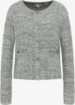 Usha Vesten Gebreid Vest Dames Opaal