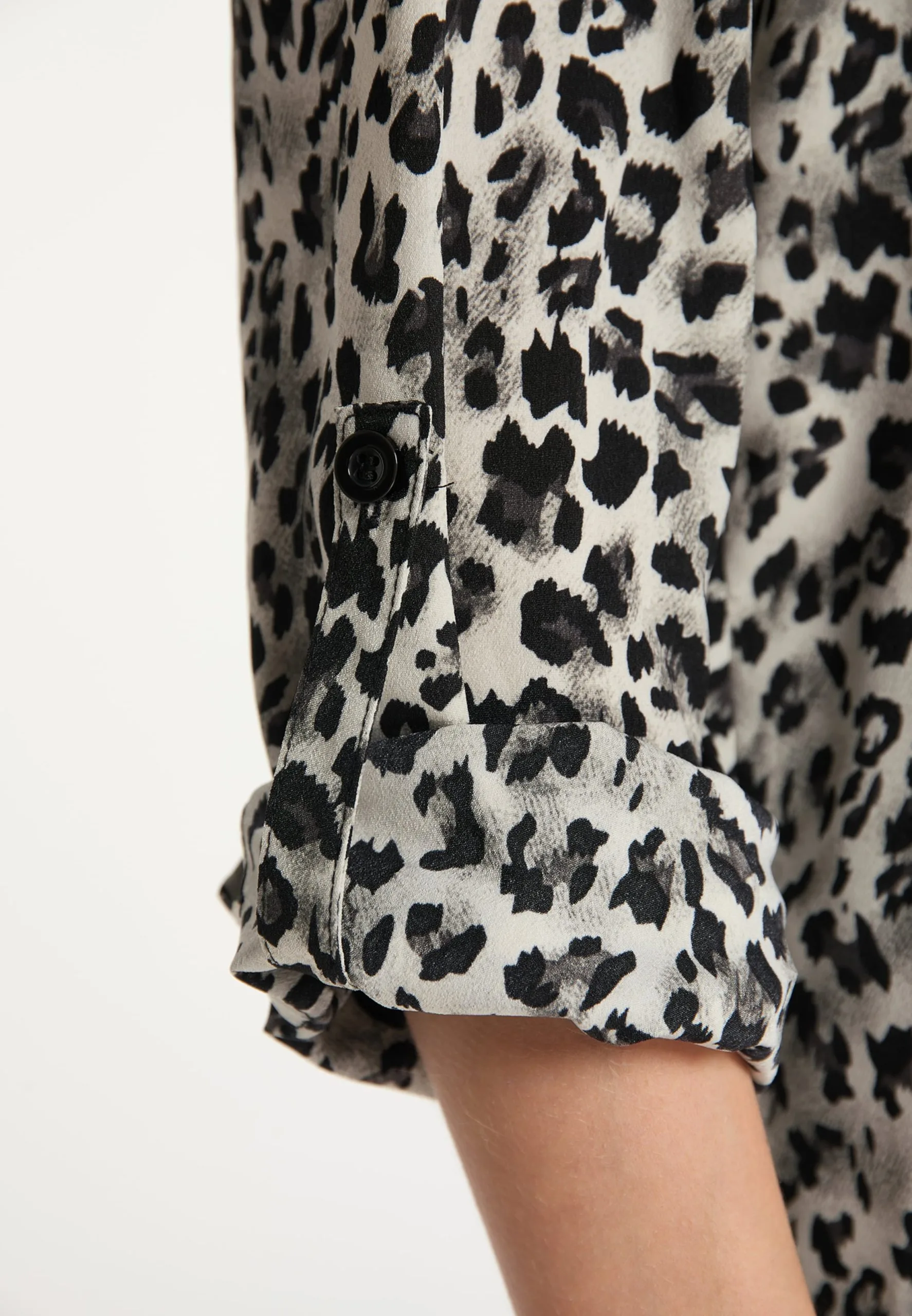 Usha Overhemden Blouse Dames Lichtgrijs / Donkergrijs 7 Usha Overhemden Blouse Dames Lichtgrijs / Donkergrijs - Afbeelding 5