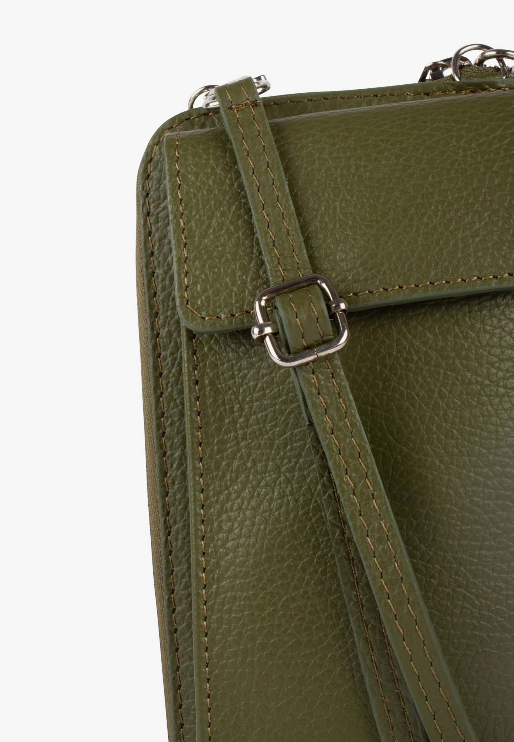 Usha Schoudertasjes Schoudertas Dames Olijfgroen 6 Usha Schoudertasjes Schoudertas Dames Olijfgroen - Afbeelding 4