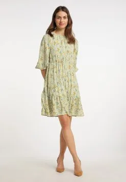 Usha Mini Jurken Jurk Dames Pastelgroen / Donkergroen -Aanbiedingen Usha Winkel 0ded42e66ada1233b36b9f58eb9d29a9