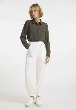 Overhemden Blouse Dames Kaki -Aanbiedingen Usha Winkel 0f91d374287945932c853281ce591de8