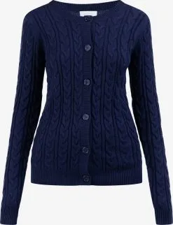 Vesten Gebreid Vest Dames Blauw