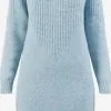 Gebreide Jurken Gebreide Jurk Lynnea Dames Lichtblauw -Aanbiedingen Usha Winkel 130edd38886a9785b8414048087ca444
