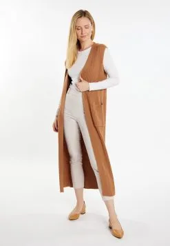 Vesten Gebreide Bodywarmer Teylon Dames Pueblo 10 Vesten Gebreide Bodywarmer Teylon Dames Pueblo -Aanbiedingen Usha Winkel 17083faea5f424685a3a451f681f656f