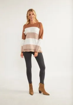 Fijngebreide Truien Trui Carnea Dames Oker -Aanbiedingen Usha Winkel 1ba814bfbe1de9519e07c26a074f7098