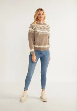 Fijngebreide Truien Trui Fenia Dames Bruin 10 Fijngebreide Truien Trui Fenia Dames Bruin -Aanbiedingen Usha Winkel 1c2eb5cc8580a0b574bf5871d636113e