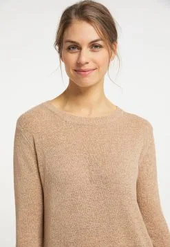 Usha Fijngebreide Truien Trui Dames Lichtbeige -Aanbiedingen Usha Winkel 2079fc0093ff8afe269489a235219174