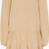 Usha Blousejurken Blousejurk Dames Beige -Aanbiedingen Usha Winkel 219af13f0f54b3221b533aeddec9a109