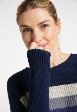 Fijngebreide Truien Trui Dames Indigo / Duifblauw / Donkerblauw 11 Fijngebreide Truien Trui Dames Indigo / Duifblauw / Donkerblauw -Aanbiedingen Usha Winkel 25cf639a2646f7cf7b1030ae088acfa1