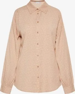 Usha Overhemden Blouse Dames Lichtbruin