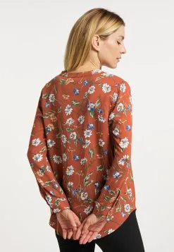 Usha Blouses & Tunieken Blouse Dames Oranje -Aanbiedingen Usha Winkel 2617c73f9c2e24cca752aa54814833f0