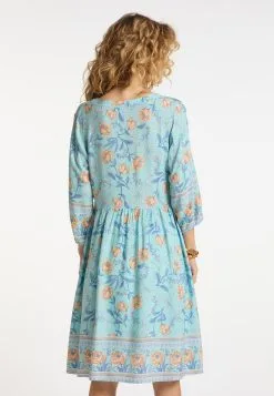 Blousejurken Blousejurk Dames Blauw -Aanbiedingen Usha Winkel 2675b673a1b46d3b409e4f98f0ec9268