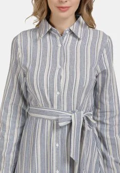 Usha Blousejurken Blousejurk Dames Duifblauw -Aanbiedingen Usha Winkel 283b41111ea3001e93ae1382e22afbe9