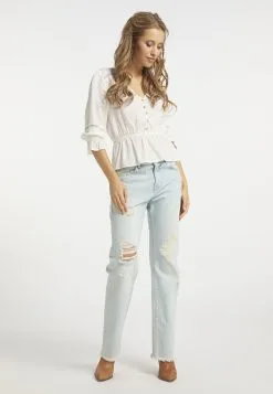 Kanten Blouses Blouse Dames Wit -Aanbiedingen Usha Winkel 2b53fe1ff5b76de8f820036003f324e2