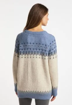 Vesten Gebreid Vest Dames Duifblauw -Aanbiedingen Usha Winkel 2c675957ba30bbca92242698f23ab974