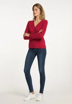 Vesten Gebreid Vest Dames Rood -Aanbiedingen Usha Winkel 3077034c7a80c49dcd1dfb447a97dbae