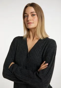 Vesten Gebreid Vest Dames Antraciet 11 Vesten Gebreid Vest Dames Antraciet -Aanbiedingen Usha Winkel 30869fdc8253066584a27062ab983730