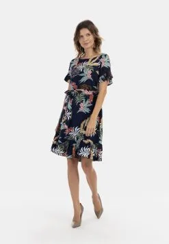 Usha Mini Jurken Jurk Dames Marine -Aanbiedingen Usha Winkel 31c173acce29d7230c46c88fc2052271