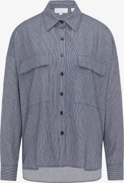 Lange Blouses Blouse Dames Navy