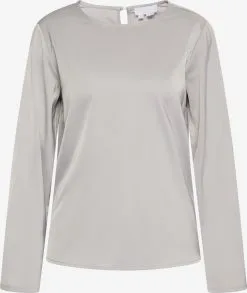 Blouseshirts Blouse Dames Lichtgrijs