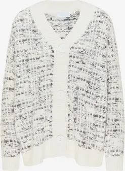 Vesten Gebreid Vest Dames Offwhite