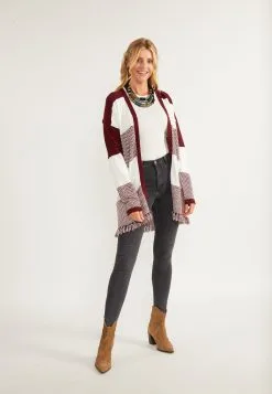 Vesten Gebreid Vest Carnea Dames Bordeaux 10 Vesten Gebreid Vest Carnea Dames Bordeaux -Aanbiedingen Usha Winkel 39a237ccd42f31cb3f06e3758481a43e