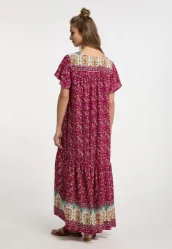 Zomerjurken Zomerjurk Dames Magenta -Aanbiedingen Usha Winkel 3a3b385f8cb11663c7b10b0d2a23c719