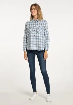 Overhemden Blouse Dames Lichtblauw -Aanbiedingen Usha Winkel 3be2c096e2ef95559ae7c10f04201321
