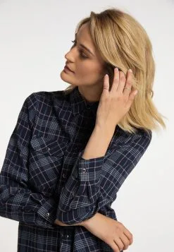 Blouseshirts Blouse Dames Lichtblauw / Donkerblauw 11 Blouseshirts Blouse Dames Lichtblauw / Donkerblauw -Aanbiedingen Usha Winkel 3f761ffc8bd56b599ad000d18218b264