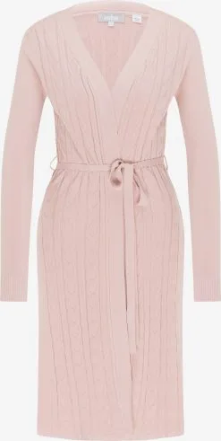 Usha Vesten Gebreid Vest Dames Lichtroze