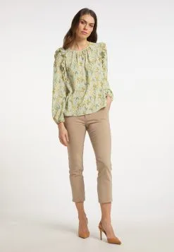 Usha Blouseshirts Blouse Dames Groen / Lichtgroen -Aanbiedingen Usha Winkel 43728643582d5c83a5de3e03fde03a65