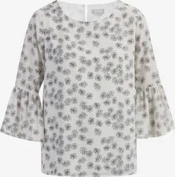 Usha Blouses Met Korte Mouw Blouse Dames Wolwit