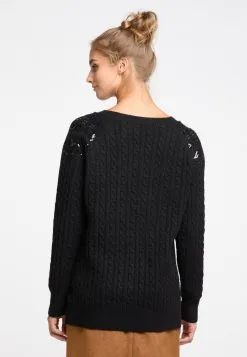 Fijngebreide Truien Trui Dames Zwart 9 Fijngebreide Truien Trui Dames Zwart -Aanbiedingen Usha Winkel 482bee14c9aa3baba03d384268d9f7f4