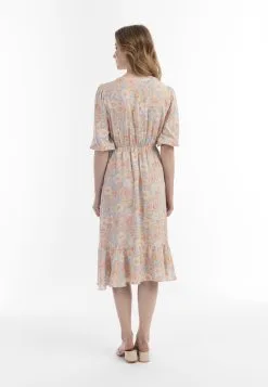 Usha Midi Jurken Jurk Dames Lichtblauw -Aanbiedingen Usha Winkel 49c404309f464701210a4c5dc8b92f6d