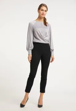 Blouses & Tunieken Blouse Dames Grijs -Aanbiedingen Usha Winkel 4d00b93ab793276e4beddffee9d87b55