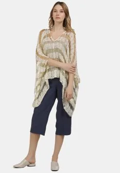 Usha Ponchos & Kimonos Cape Dames Goud -Aanbiedingen Usha Winkel 4f923d9cb633a44ab544e4e9cecba832