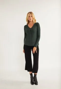 Vesten Gebreid Vest Dames Donkergroen -Aanbiedingen Usha Winkel 5207bbb364e080001fa4f30223d31cd7