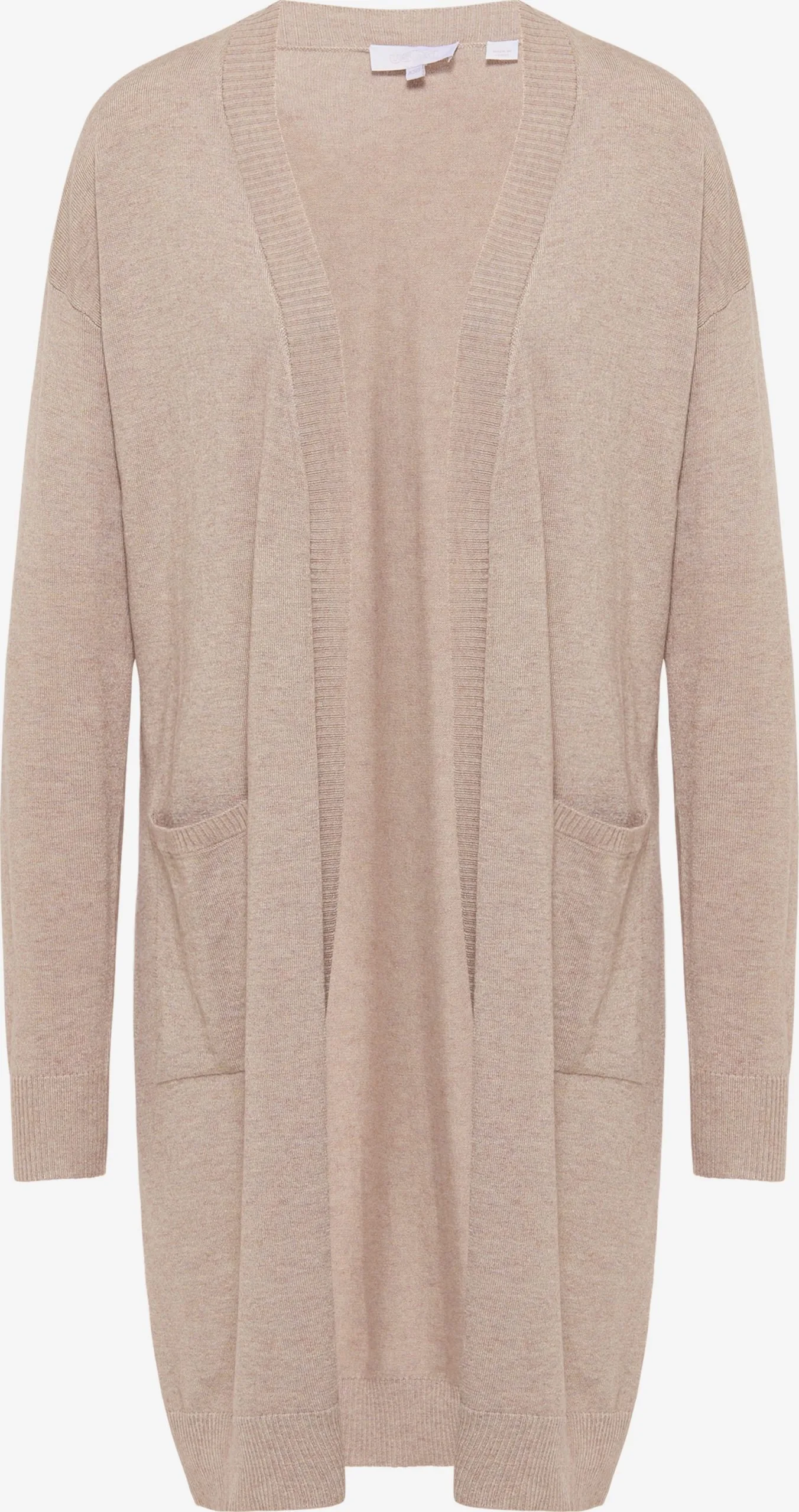 Vesten Gebreid Vest Dames Greige 3 Vesten Gebreid Vest Dames Greige