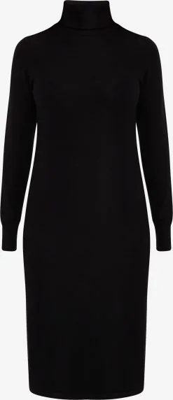 Gebreide Jurken Gebreide Jurk Lynnea Dames Zwart