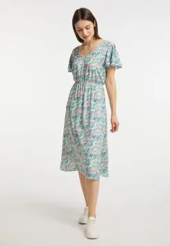 Usha Zomerjurken Zomerjurk Dames Navy -Aanbiedingen Usha Winkel 57861b2224554bf5b89aa56558253500