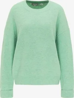 Usha Basic Truien Trui Dames Mintgroen