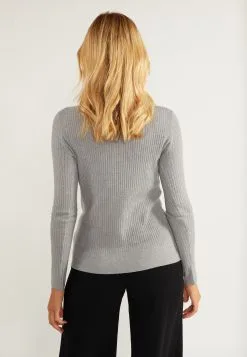 Coltruien Trui Nowles Dames Lichtgrijs -Aanbiedingen Usha Winkel 6232ac0b8f081d3d73864427f1e1acfe