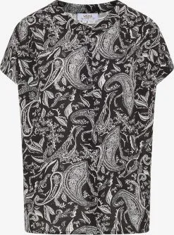 Blouses Met Korte Mouw Blouse Dames Zwart