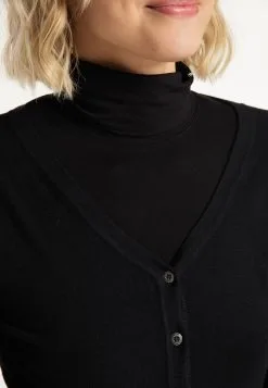 Vesten Gebreid Vest Dames Zwart -Aanbiedingen Usha Winkel 65c75474198320a8a7d541dd6be0d807