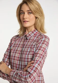 Overhemden Blouse Dames Watermeloen Rood -Aanbiedingen Usha Winkel 6971bec02067d2e21a314b54249a9b16