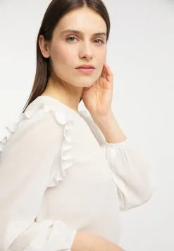 Usha Blouses & Tunieken Blouse Dames Wit -Aanbiedingen Usha Winkel 6ac6b10d200ed95e6531b4f04e8399b5