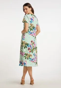 Usha Midi Jurken Jurk Dames Pastelgroen -Aanbiedingen Usha Winkel 6b3c7b804aa44b90faa77869ccbaab0c