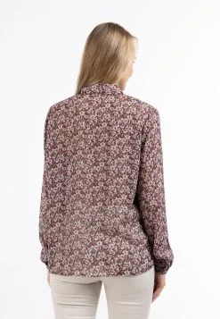 Usha Blouses & Tunieken Blouse Dames Bordeaux -Aanbiedingen Usha Winkel 6ee6dc31049d7ba602007d6dce3985d4