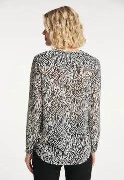 Usha Blouses & Tunieken Blouse Dames Crème / Zwart -Aanbiedingen Usha Winkel 7076f8be4c60b2a895a7432bd1347918